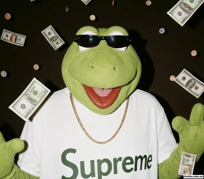 Meme ếch xanh chế ảnh