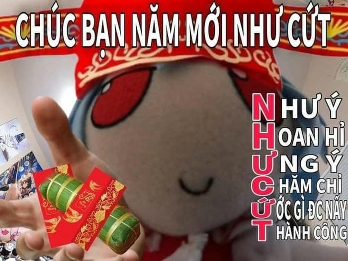 Ảnh meme tết chúc xuân