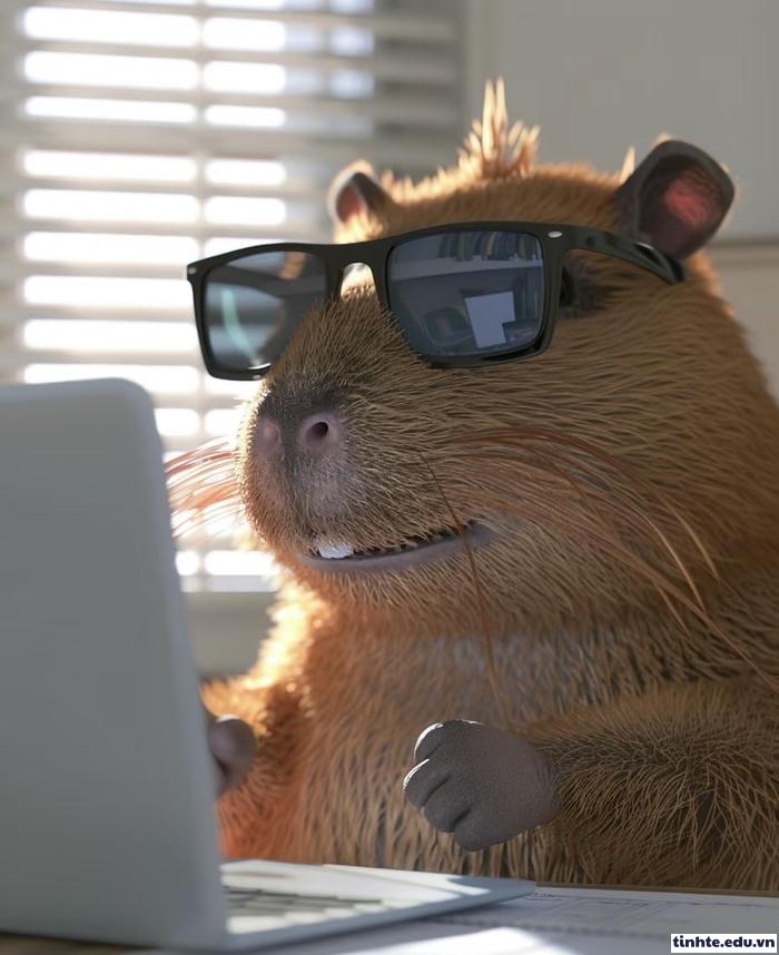 Meme Capybara cực đáng yêu