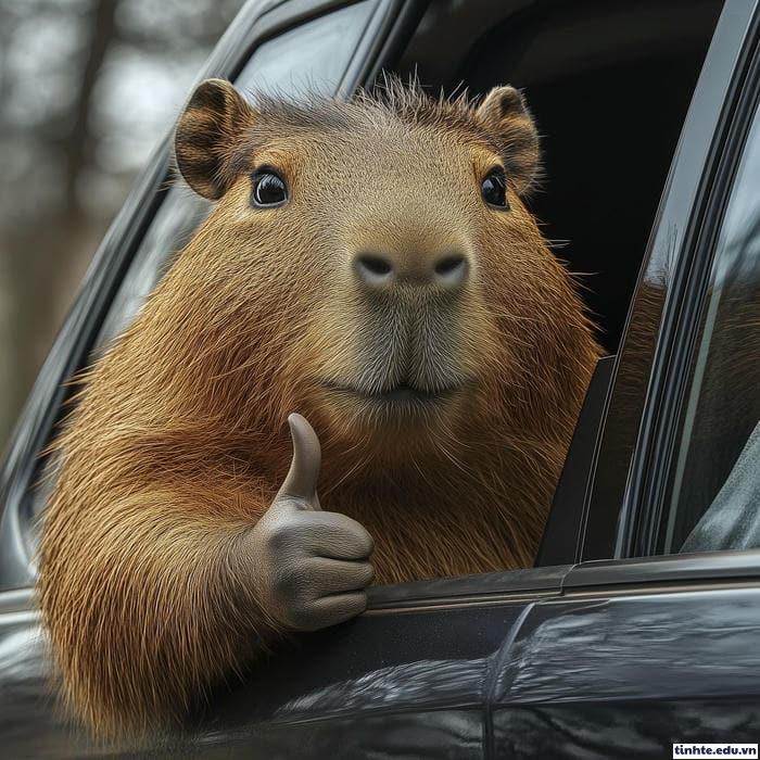 Meme Capybara đáng yêu