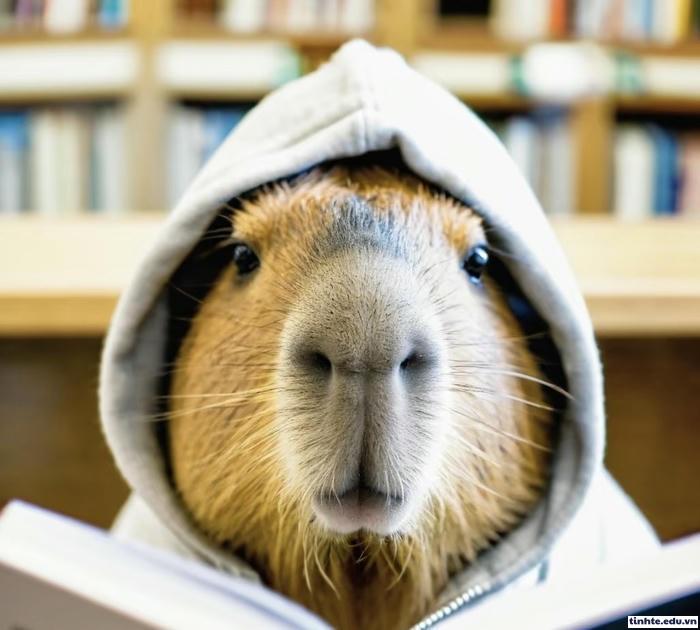 Meme Capybara thảnh thơi