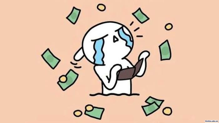 Meme hết tiền cạn túi