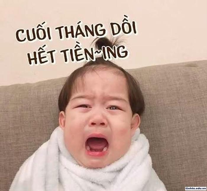 Meme hết tiền chế vui