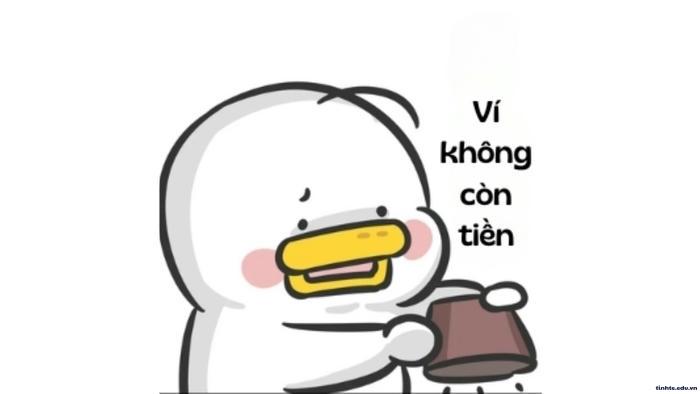 Meme hết tiền dễ thương
