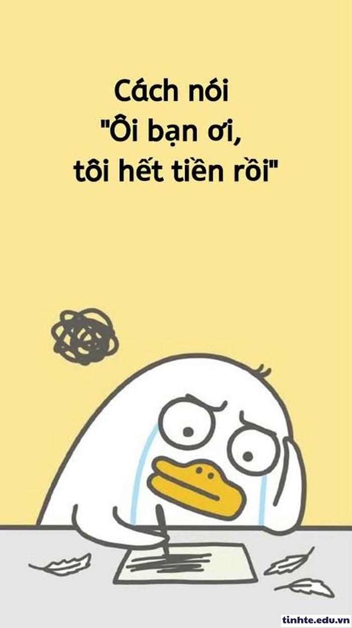 Meme hết tiền và đói