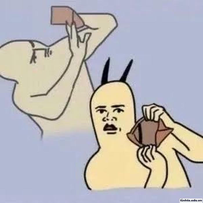 Meme hết tiền vui nhộn