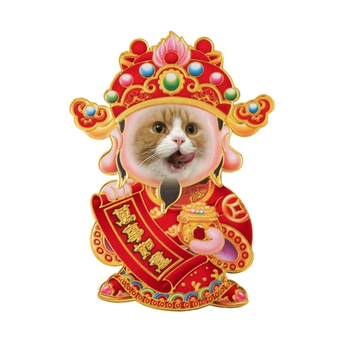 Meme mèo tết vui vẻ