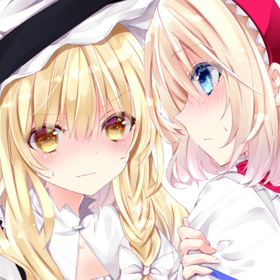 ảnh anime bách hợp ngồi bên cửa sổ