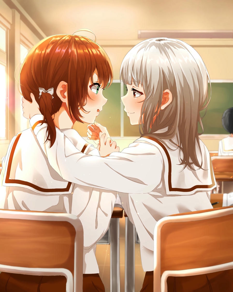 ảnh anime bách hợp