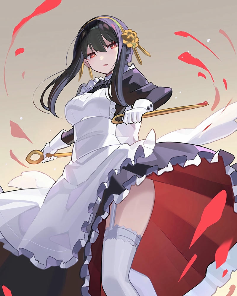 ảnh anime hầu gái cuốn hút tinh tế