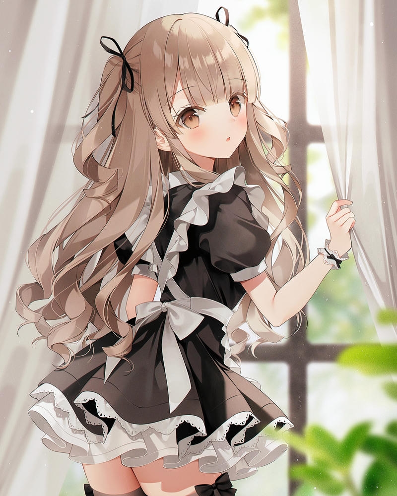 ảnh anime hầu gái đẹp thanh lịch