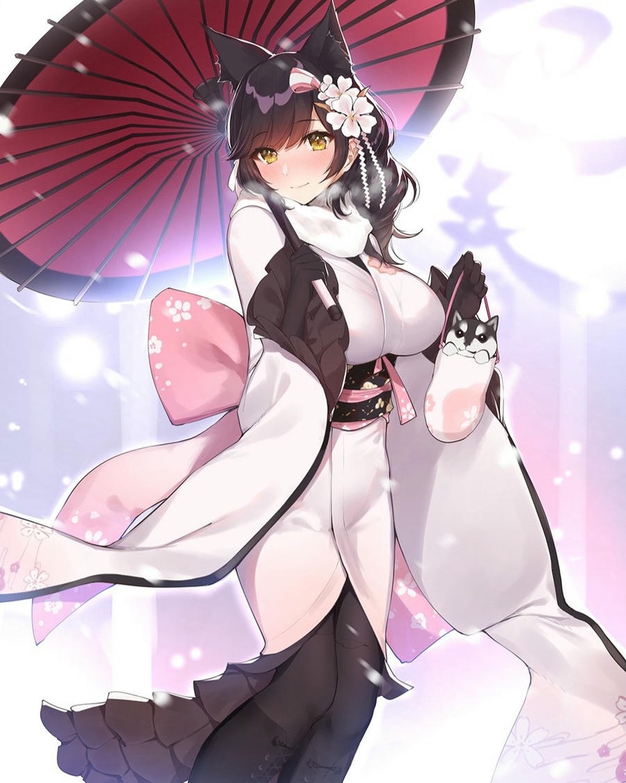 ảnh cô gái anime ánh sáng nhẹ