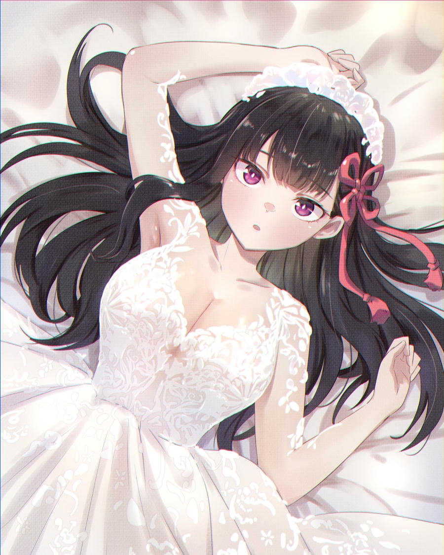 ảnh cô gái anime dịu dàng