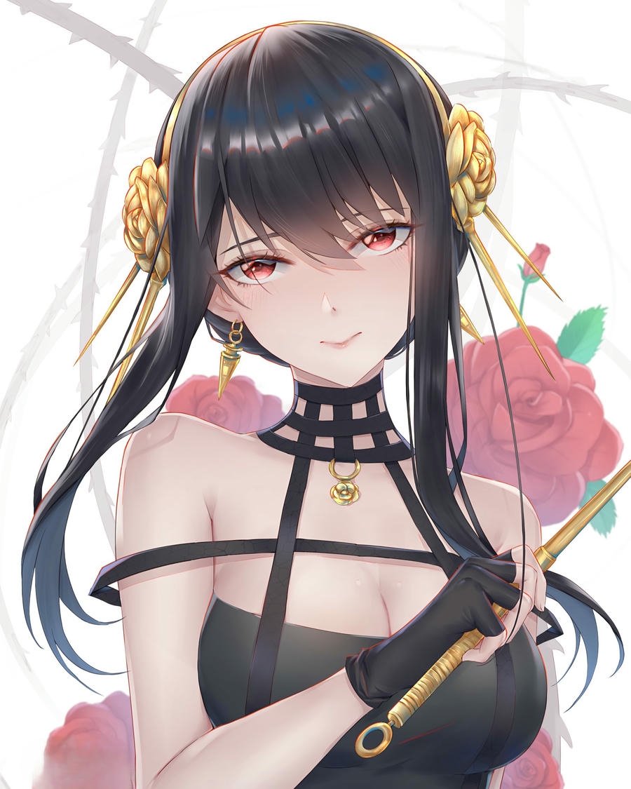 ảnh cô gái anime gần