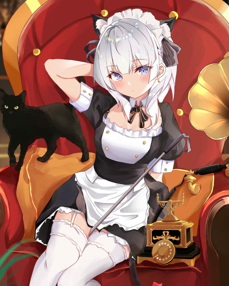 ảnh hầu gái anime đáng yêu sang trọng