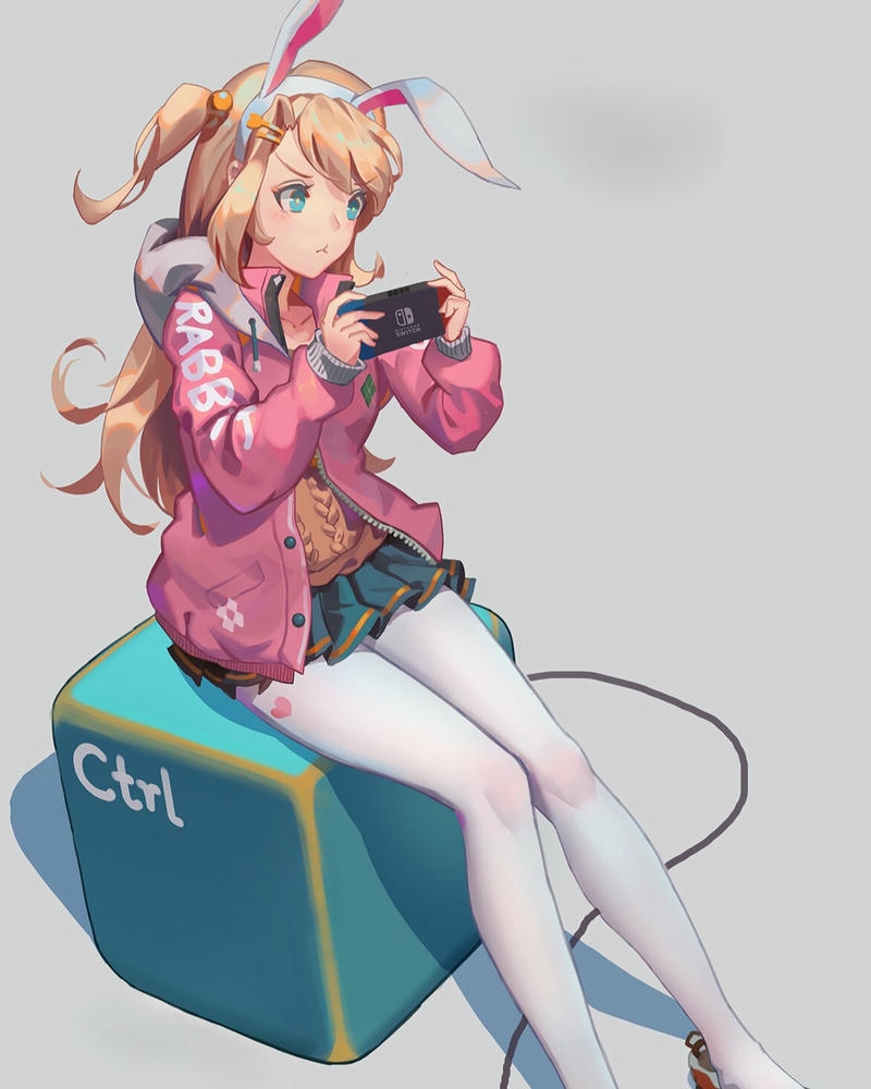 ảnh nữ anime quyến rũ tạo dáng tinh tế