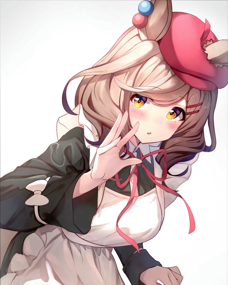 anime cute hầu gái nghệ thuật đáng yêu