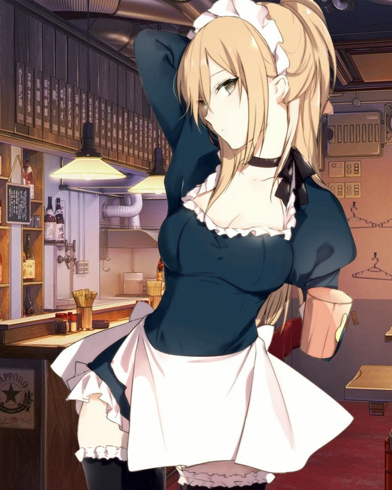 anime cute hầu gái thanh thoát ngọt ngào