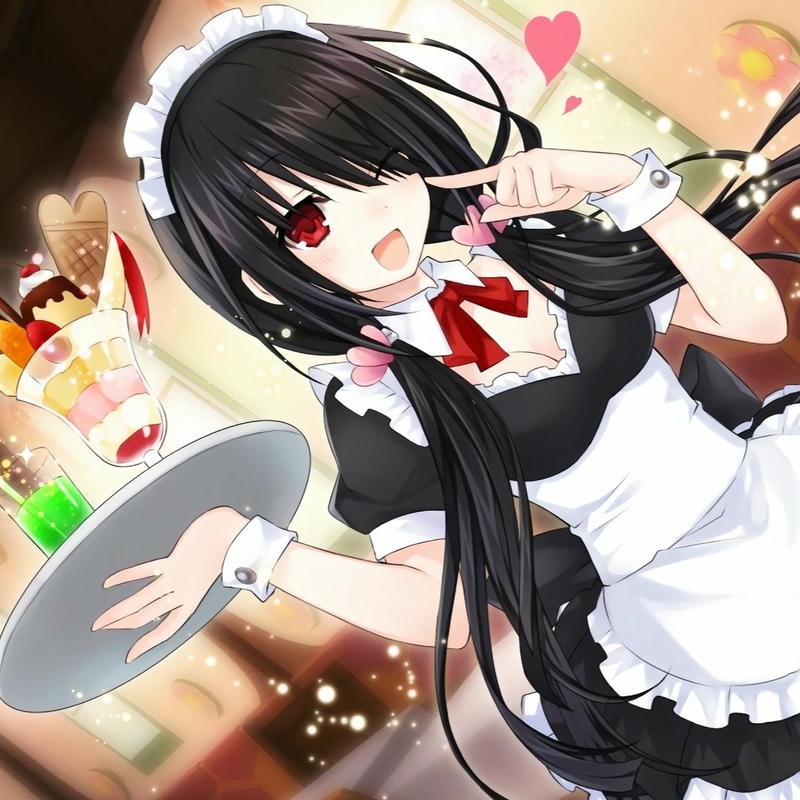 anime cute hầu gái trẻ trung nổi bật