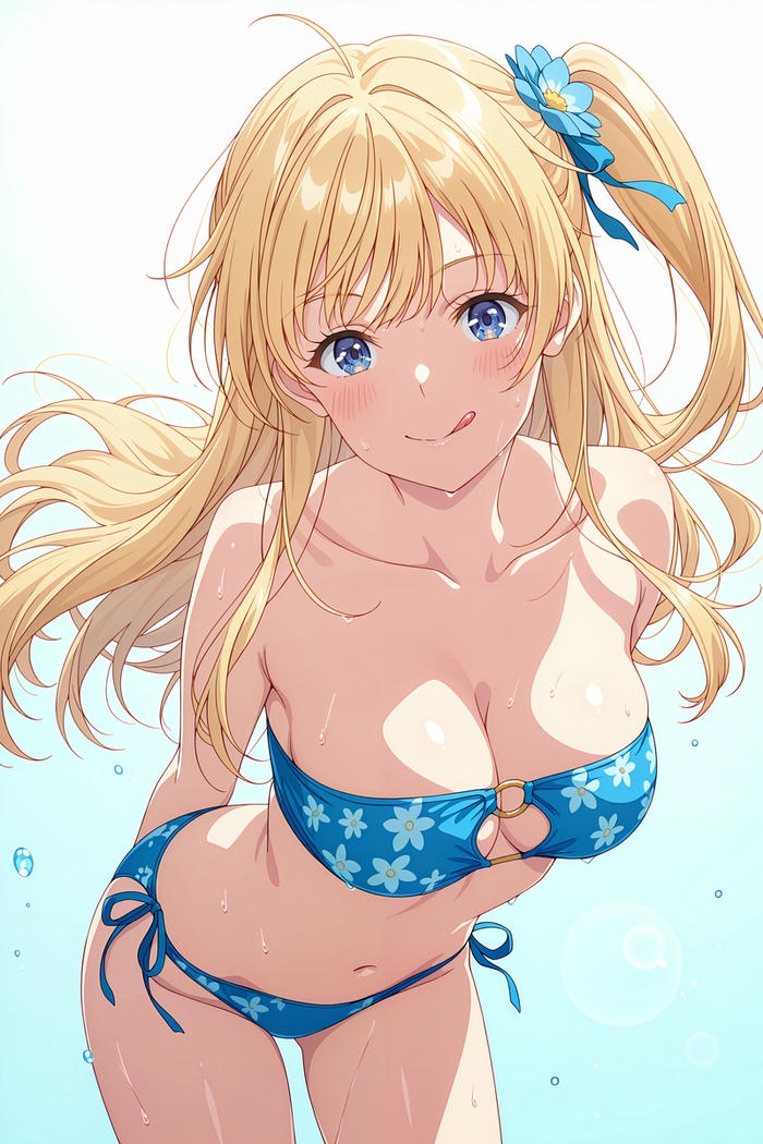 anime gái bikini đôi mắt