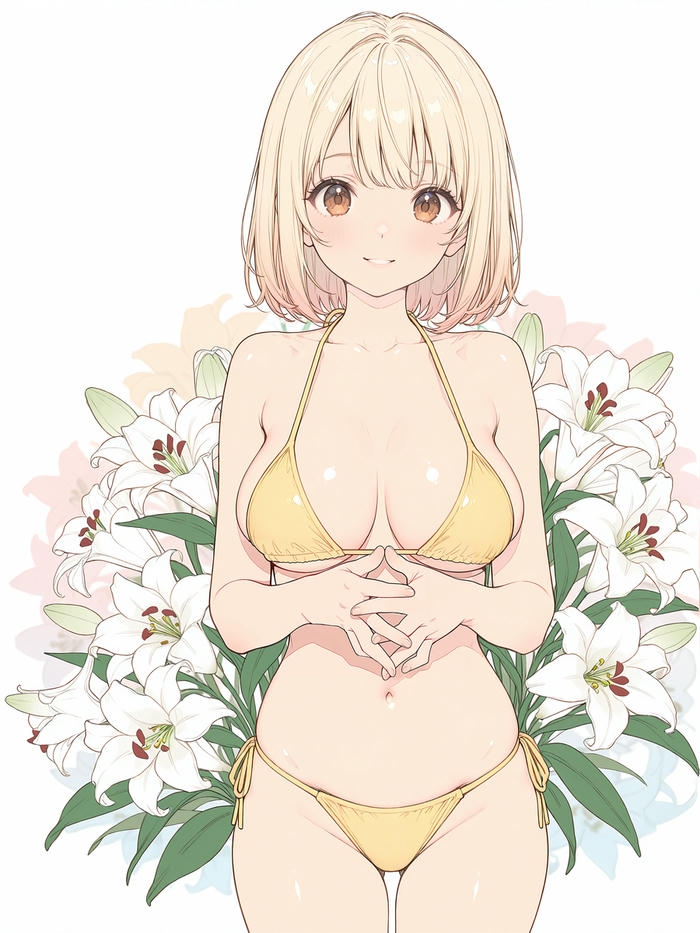 anime gái bikini thần thái