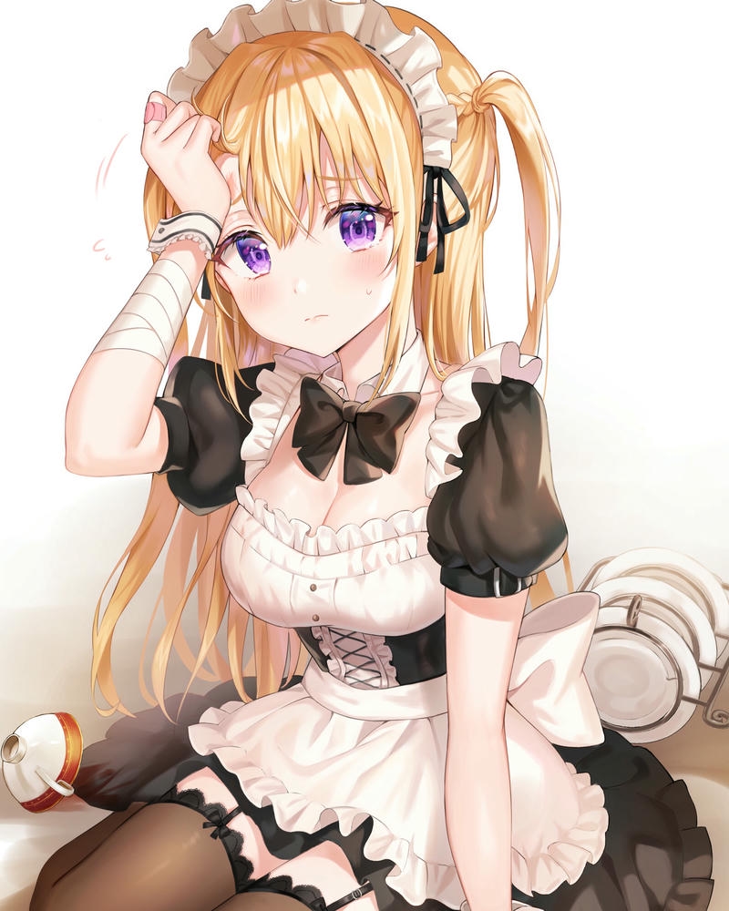 anime hầu gái ảnh dịu dàng cuốn hút