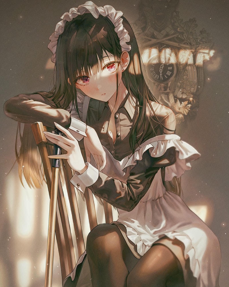 anime hầu gái cute lãng mạn tự nhiên