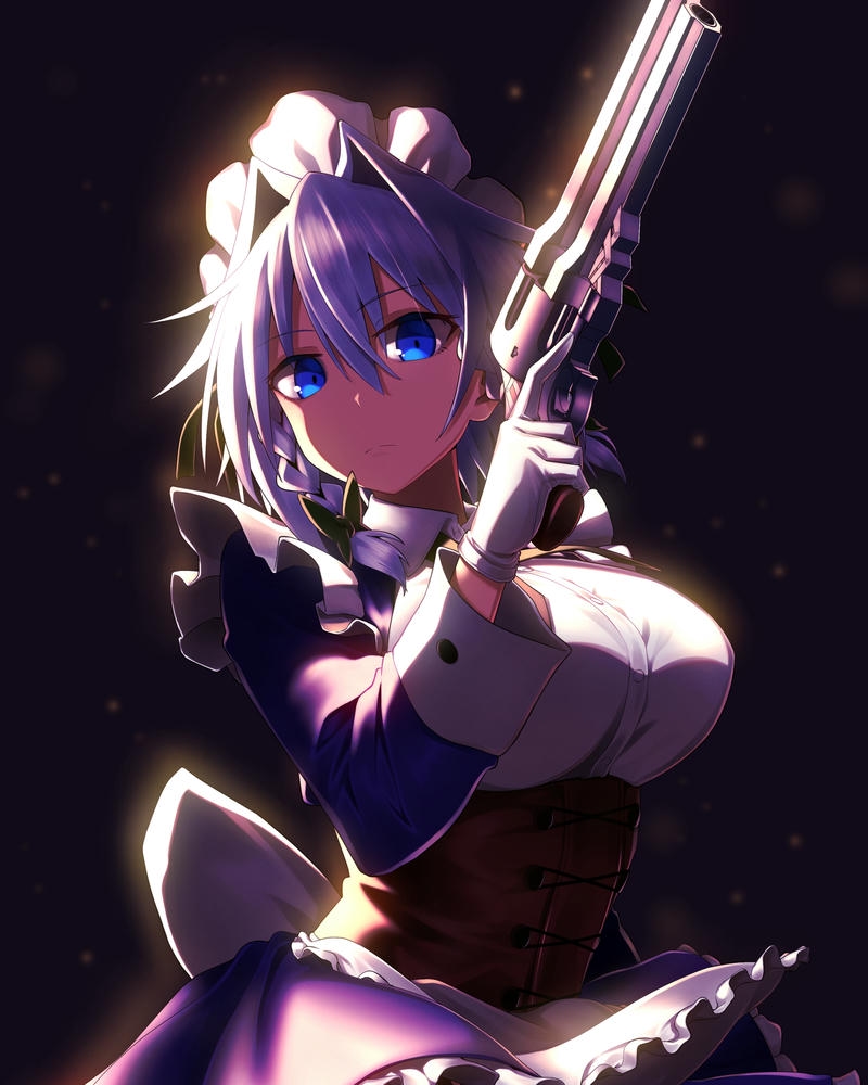 anime hầu gái cute phong cách kawaii