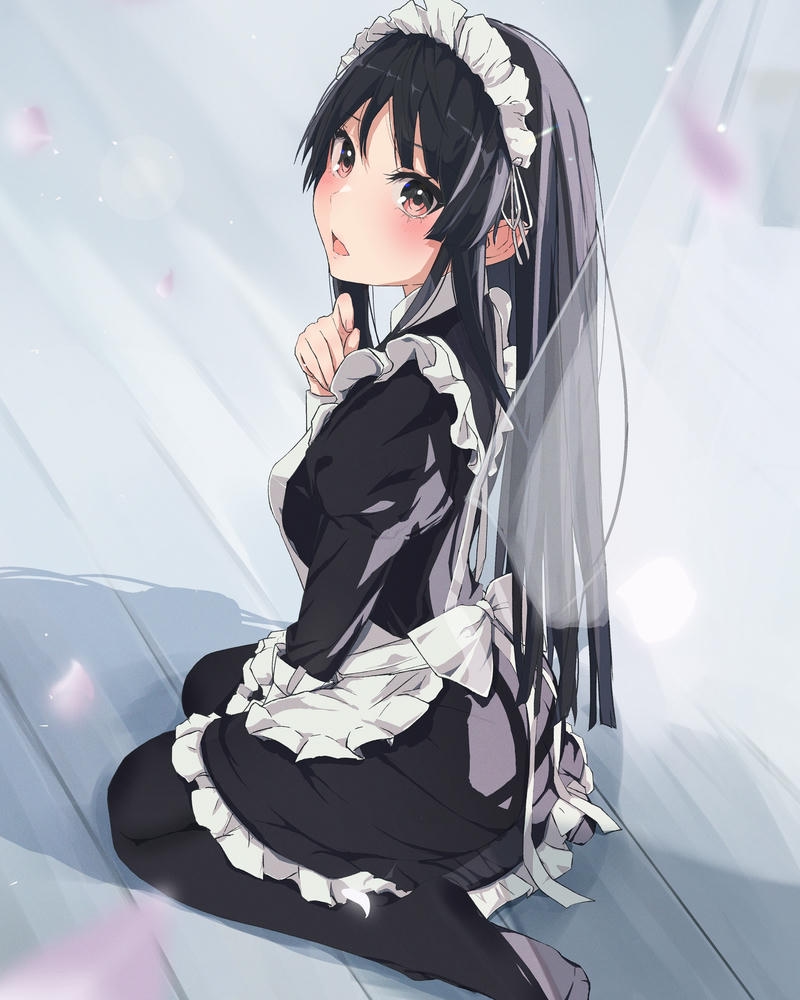 anime hầu gái cute rực rỡ thu hút