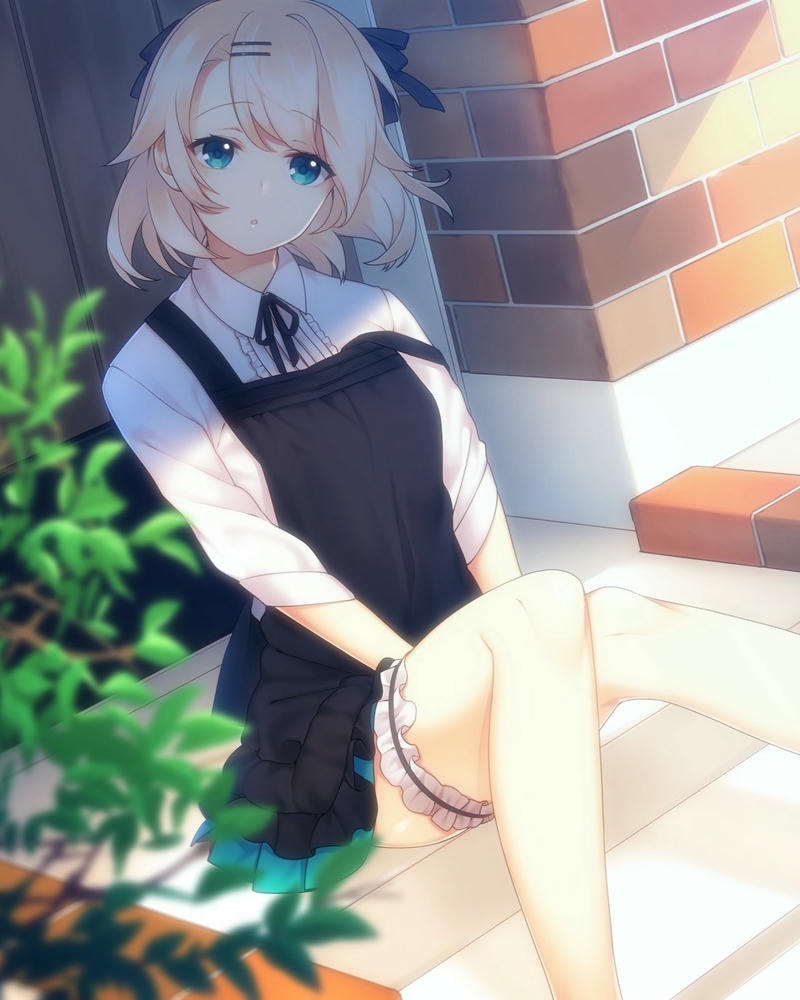 anime nữ ngầu quyến rũ trong khung cảnh tối