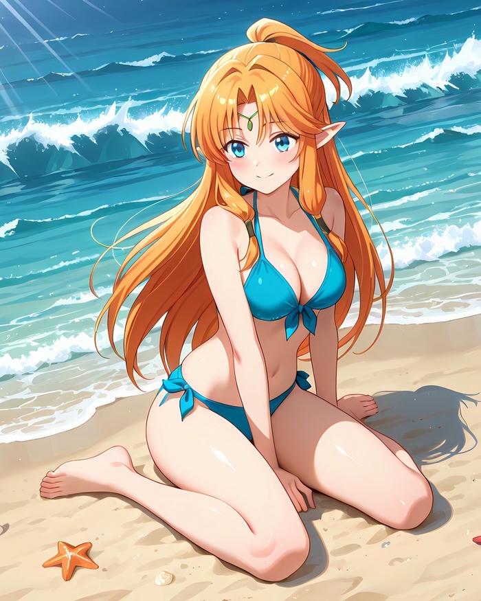 bikini gái anime mặc nhẹ nhàng