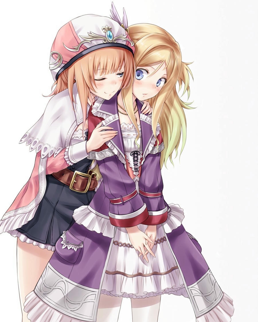 cặp đôi anime bách hợp cùng ngắm sao