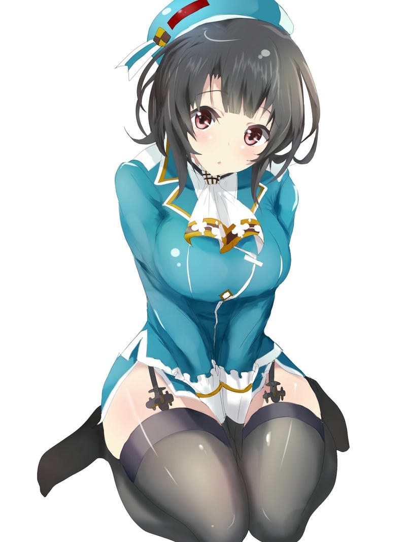 gái anime cute to tròn tóc dài