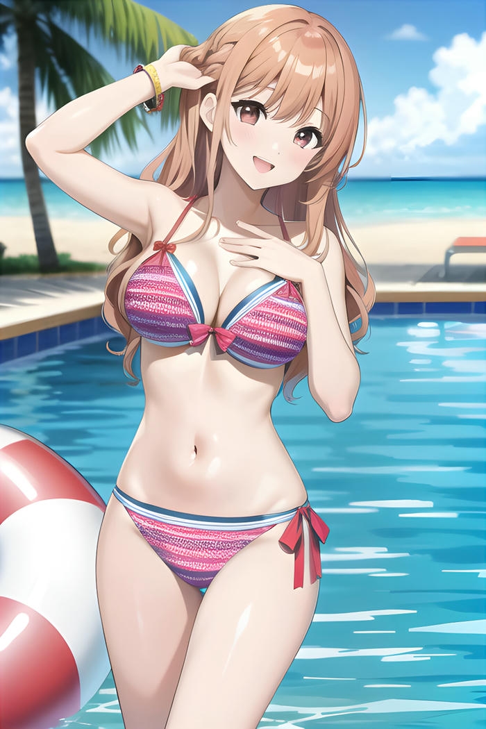 gái anime mặc bikini dáng chuẩn