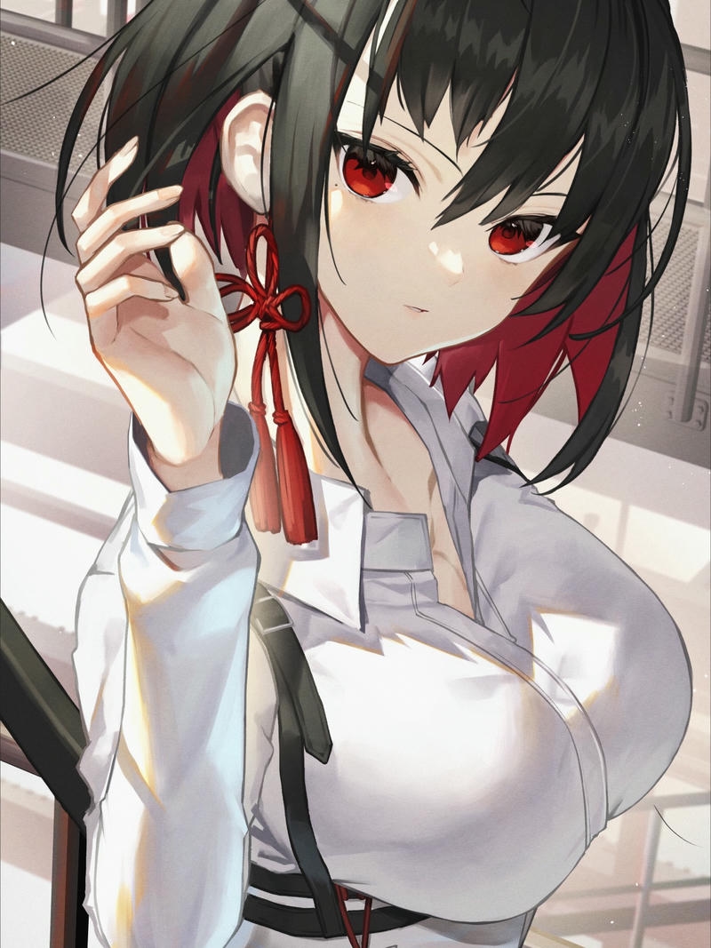 gái xinh anime to tròn quyến rũ