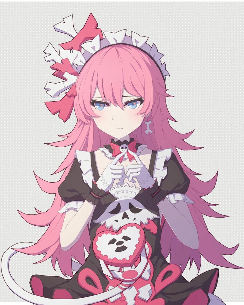 hầu gái cute anime mang phong cách dễ thương