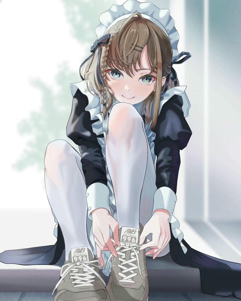 hầu gái cute anime ngọt ngào thanh thoát