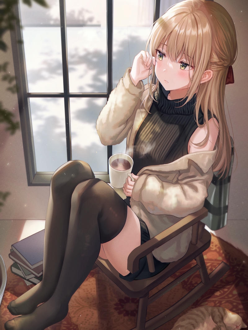 hình ảnh anime nữ quyến rũ cùng đôi mắt tím