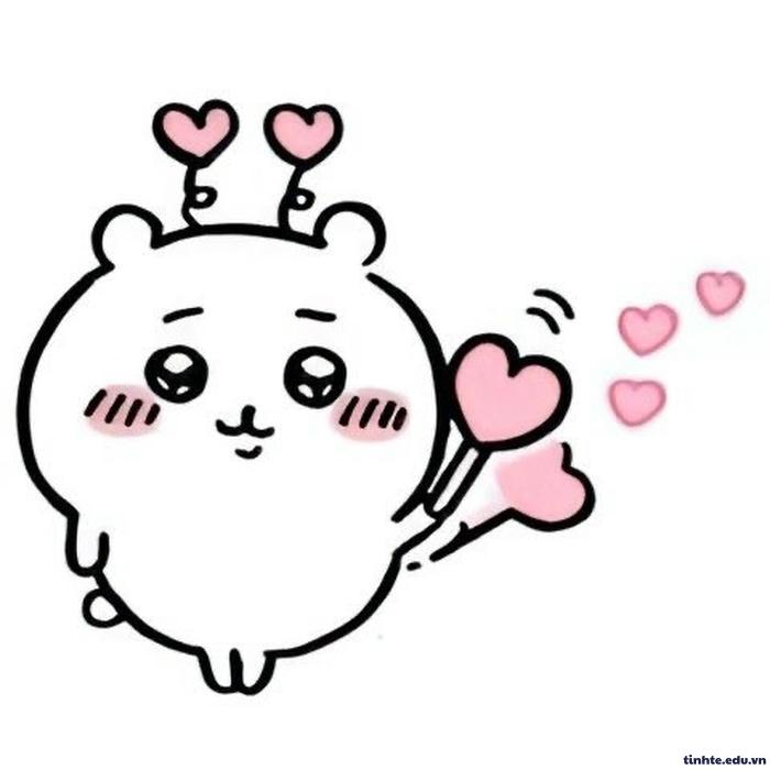 meme thả tim đáng yêu