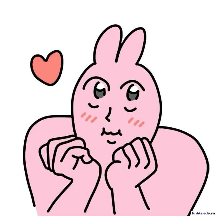 meme thả tim siêu dễ thương