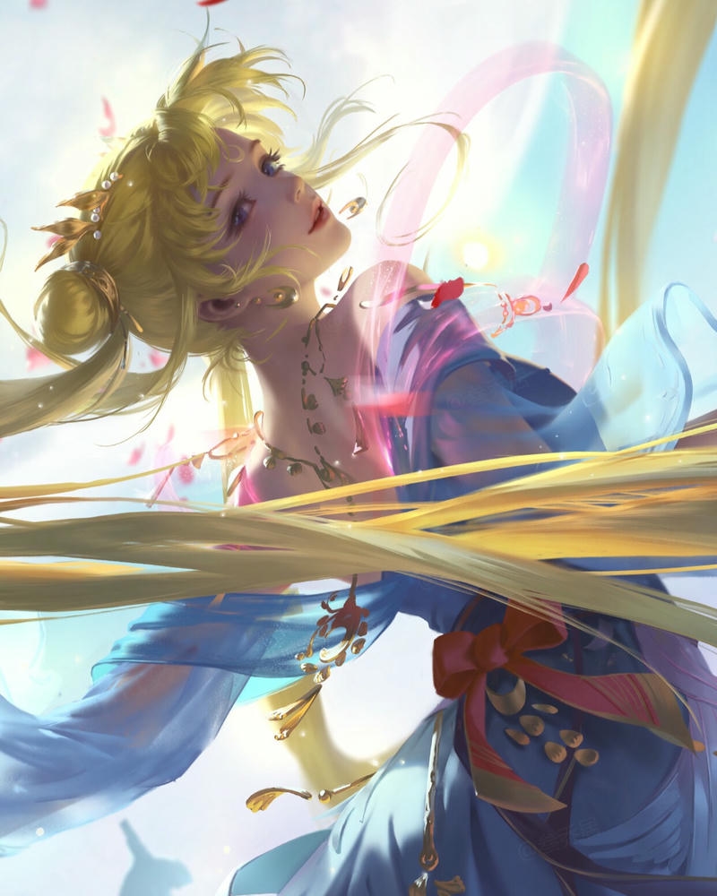 nữ anime quyến rũ cute cười tươi rạng rỡ