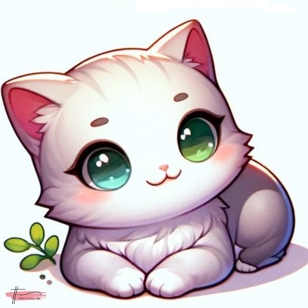 Avatar cute mèo chibi mập 7