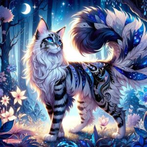 Avatar ảnh mèo cute anime