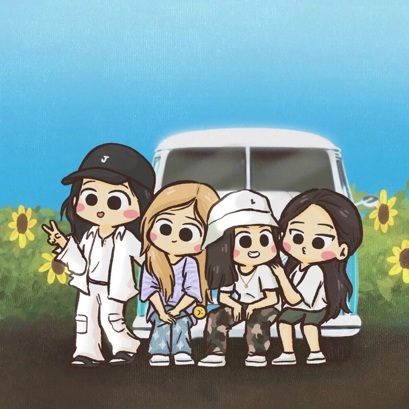 Ảnh chibi Jennie Blackpink