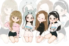213+ hình ảnh BlackPink chibi cute hết nấc dành cho Blink