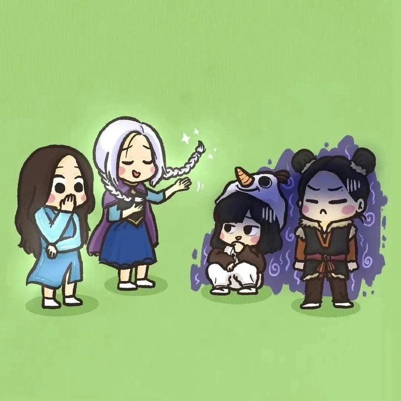 Hình Blackpink chibi idol