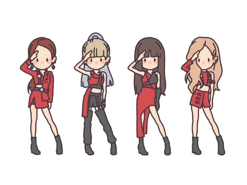 Hình ảnh Blackpink cute chibi
