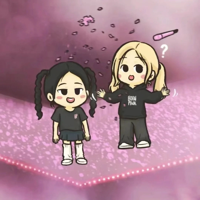 Hình ảnh chibi Blackpink cute