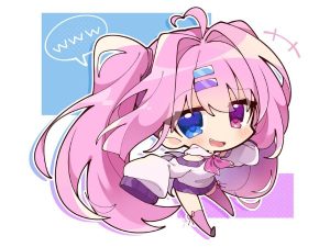 Ảnh anime cute chill màu pastel