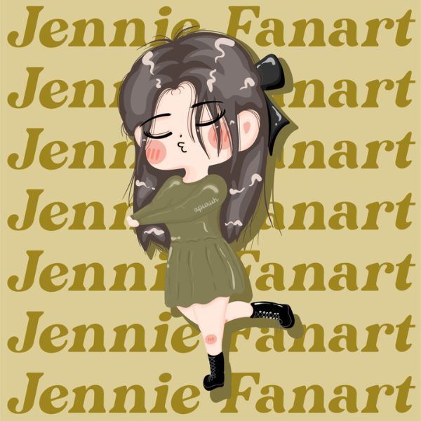 Hình ảnh Blackpink chibi Jennie đáng yêu